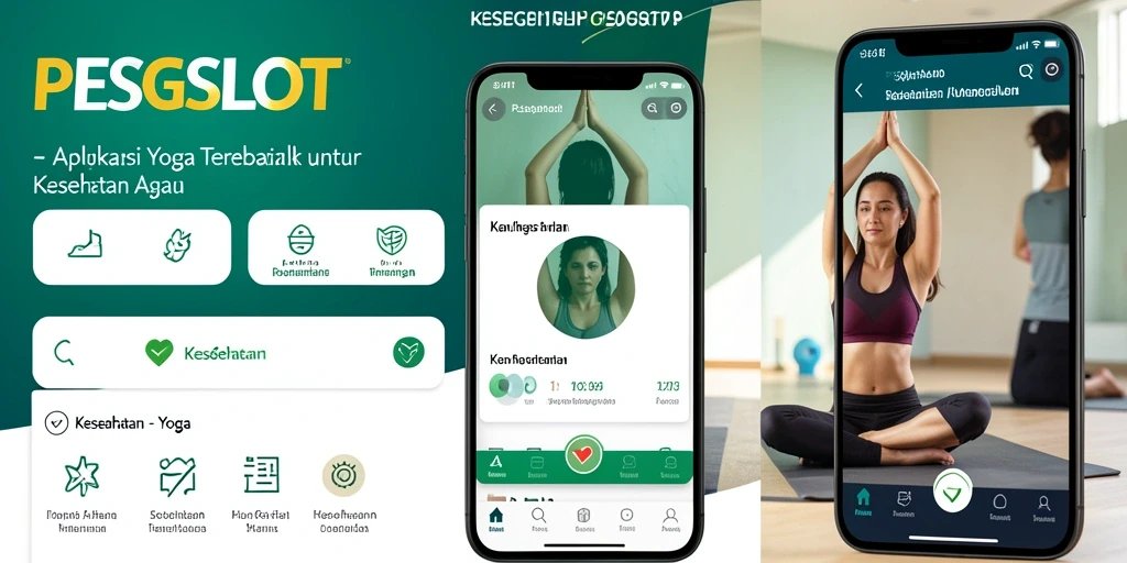 Antarmuka PESGSLOT untuk latihan Yoga yang intuitif dan sederhana.