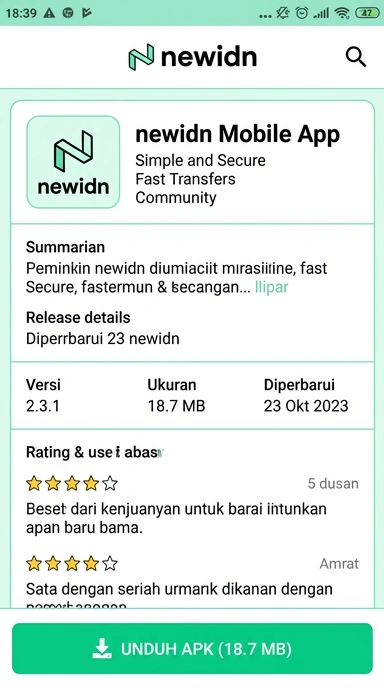 Unduh dan Instal APK newidn untuk Pengguna Android