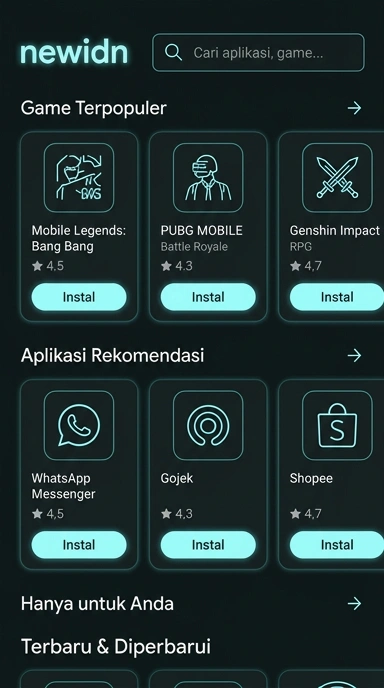 Hub Unduhan Aplikasi Populer | Katalog lengkap newidn