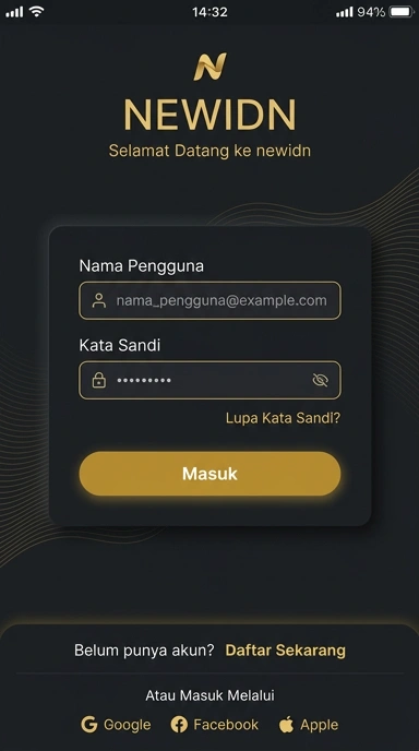 Masuk ke Akun newidn Anda dengan Mudah